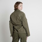 Vintage East German Kampfgruppen Jacket  rifle Patch    Olive Drab  Ger  44-52