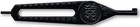 Zak Tool Zt25 Super Flat Grip Universal Handcuff Key W  Key Ring  Black