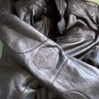 Harley-davidson Black Leather Motorcycle Jacket Embossed Logo Skull Back 3xl