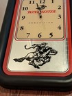 Vintage Winchester Firearms Western Motif Mirror Wall Clock - No  6035