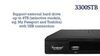 3300stb Atsc Converter Box With Recording Media Player Hdmi Usb Qam Tuner New