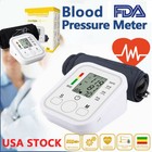 Digital Automatic Blood Pressure Monitor Upper Arm Bp Machine Heart Rate Machine