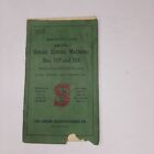Vintage Singer Sewing Machine Instruction Student Manual 1920 1960 Damage Read