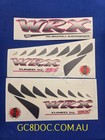 Wrx Gc8  type R  Sti Coupe Side Stickers - Pair And Sets
