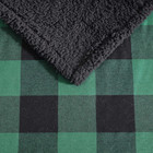 - Blanket  Super Soft Reversible Sherpa   Brushed Fleece Bedding  Throw Blank   