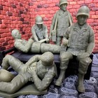 World War 2 American Toy Soldier Combat Medic Set Military Resin 1 32 Ww2 Figure