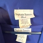 Blue Patchwork 4 Piece Skirt Set Jacket Sz 14 Cami Sz 16 Skirt Sz 16 Pants Sz 14