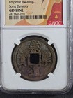 1101-1125 China 10 Cash - Emperor Huizong - Song Dynasty  Genuine  ngc  Stk 028
