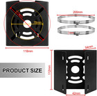 Universal Vertical Pole Mount Adapter Bracket For Cctv Security Camera Ptz Dome