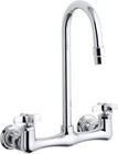 Kohler Triton Double Cross Handle Handle Utility Sink Faucet With Gooseneck