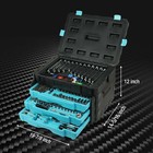 Duratech 497 Pcs Mechanics Tool Set Sae And Metric Socket With 3 Drawer Tool Box