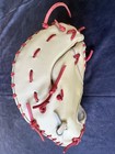 Custom 44 Pro Jp11 Baseball Glove W blonde And Red Color Scheme And 44 Logo