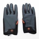 Beretta Unisex Lightweight Full Finger Black Grey Shooting Mesh Gloves
