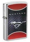 Zippo Windproof Lighter With Ford Mustang On Grill Pattern  49519  New In Box