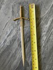 Vintage Antique Japan Medieval Sword Shape Stainless Dagger Knife Letter Opener