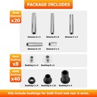 Weisen Front   Rear A-arm Bushing Kit For 2014-2021 Polaris Rzr 900 S900 900xc