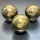 Golden Chalcopyrite Sphere Polished Crystal Orb Polished Shiny Gold Decor Supply