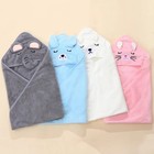 Cartoon Baby Bath Towels Soft Newborn Hooded Towel Blanket Cute Toddler Bathrobe