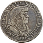 1672-cr German States Saxony-albertine 1 3 Thaler Silver Coin Pcgs Xf-40