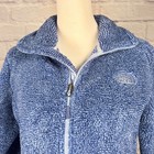The North Face Osito Blue Heather High Pile Fleece Jacket Full Zip Womens Medium