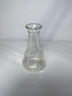 Set Of Three Vintage Decorative Glass Bottles Libby Pinched Clear 1930   s 3 1 2   