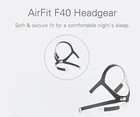 Resmed Airfit F40 Replacement Headgear With Frame Including Magnets Sz Standard 