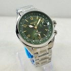 Custom Built Seiko Alpinist Green Automatic Nh35 Movement Men s Watch Free Ship 