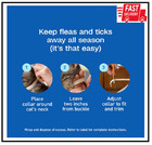 Adams Plus Flea   Tick Collar For Cats  Breakaway Collar  1 White Collar  7-mont