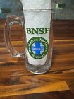 Bnsf Burlington Northern Santa Fe Clear Mug 12 Oz  W  Gilded Rim