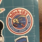 Sticker Lot - Blink-182 - Bart Simpson - Mickey - Pot Leaf - Vinyl Stickers  c75