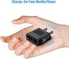 Europe To Us Plug Adapter  Hicity 8-pack Travel Power Plug Adapter  Type A Ou   