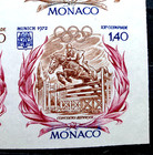 Monaco 1972 Imperf 4 Stamps Mnh Olympics Equestrian Full Set Yt    190 00