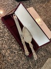 Mikasa Cake Knife Server Set Wedding Silver Plate With Box