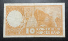 Norway 1966 10 Kroner Circulated Note Norges Bank