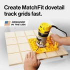 Microjig Matchfit Grid Router Guide Base Only