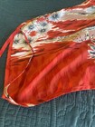 Vintage 60   s Bathing Suit Wrap Bottom Beach Plam Tree Design Red  Med 