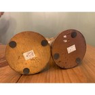 Pair Of Ornate Candlestick Holders With An Antique Gold Finish 10 