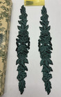 Vintage The Bombay Company Vintage Ormolu Bronze Verdigris Roses   Bow