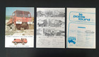 Vintage Brimont Etr 206 S French 4x4 Truck Brochures Lot 1980