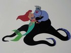 Original Walt Disney Little Mermaid   Ursula 2500 Serigraph Sericel Cel Cell    