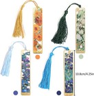 4pk Metal Bookmarks - Golden Tassel  Van Gogh Theme  For Readers gifts