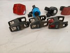 Bicycle Accessories Lot     Led Lights  Reflectors  Bells     Mixed Parts     Untested