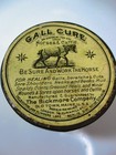 Antique Bickmore Gall Cure Tin Horse Cattle Veterinary Medicine Old Town Maine