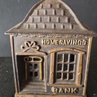 Liver Cast Iron Home Savings Bank Still Bank Collectible Vintage Coin Money Box