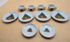 Vintage Child s 10 Piece Porcelain Tea Set - Teddy Bear Christmas