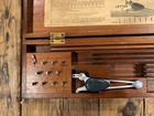 K e Leroy Lettering Set Keuffel   Esser Drafting Kit Wood Case W-12328      1944