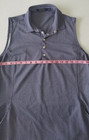 Polo Golf Ralph Lauren Sleeveless Collared Navy White Dress W  Pockets Peru Xl