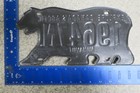 Nunavut License Plate Graphic Bear Tag 2010 10 19647n 19647 Natural Sticker