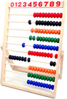 Wooden Counting Number Frame  10 Rows Abacus For Kids Learning Math 11 -0 5 