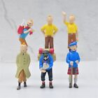 The Adventures Of Tintin Action Figures Toy Gift Cake Toppers - 6 Pcs Set